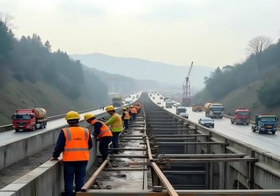 編寫跨越高速公路施工期間的交通組織方案時需要參考哪些標(biāo)準(zhǔn)和規(guī)范？以湖南高速公路某項目為例